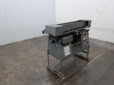 GEI Mateer Burt 408D Roll Through Hot Melt Glue Can Labeler