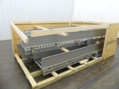 Lot of 4 Motorized Roller Conveyors