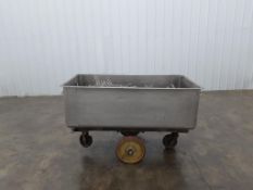 Stainless Steel Industrial Meat Trolly on Casters