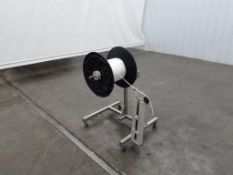 Zipper Unwind Stand With 0.15 Hp Motor Mounted On Casters