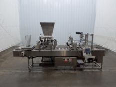 Volumetric Technologies IDX282DLX 316 Stainless Steel Inline Cup Filler with Dual Head Heat Sealer