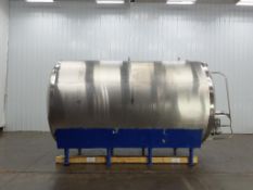Cherry-Burrell 5000 Gallon Stainless Steel Single Wall Horizontal Tank