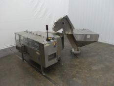 Pace M500 Stainless Steel Automatic Bulk Bottle Unscrambler with Infeed Hopper