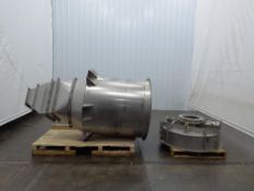 Schenck Process Hopper with Pressure Vacuum Relief Valve and Vortex Metal Detection Reject