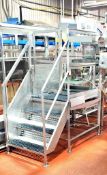 Lot of (2) Stainless Steel Mezzanines