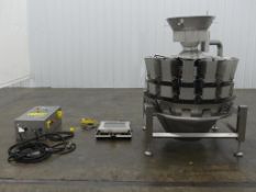 Combi-Scale Primoweigher 360 14-Head Stainless Steel Dimpled Bucket CCW