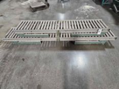 Lot Of (2) Hytrol Rolling Conveyor Sections