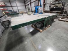 54 inch wide x 144 inch long, 16 sections Pallet 1 - 144 x 55 x 73 Pallet 2 144 x 55 x 50 Pallet 3 1