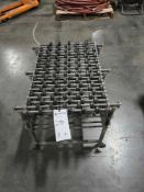 Lot of (2) Nestaflex Flexible Roller Conveyors