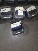 Lot of 4 Zebra GK420DT Printers