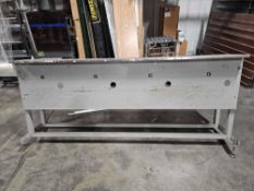 Lot of 4 Metal Work Tables