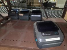 Lot of 4 Zebra GK420DT Printers