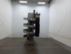 Ambaflex Spiralveyor SV-Series Incline Spiral Conveyor Perpendicular Infeed/Discharge
