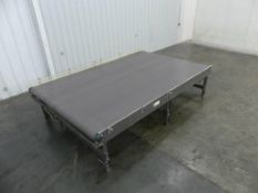 13'L x 8'W Multi-Conveyor Mass Flow Belt Conveyor with 2 Hp Motor
