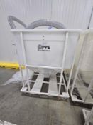 Plastic Processing Hopper on Wheels with Lid