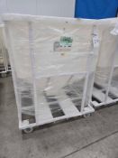Plastic Processing Hopper on Wheels with Lid