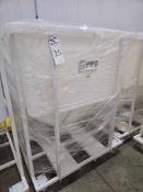 Plastic Processing Hopper on Wheels with Lid