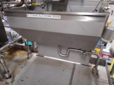 Stainless Steel Sink Mounted on Mezzanine