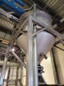 Stainless Steel Hopper w Vegavib 61 Level Sensor