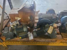 Pallet of Sew-Eurodrive Motors and other Misc