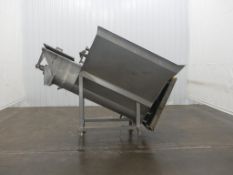 Blentech Inclined Auger Conveyor with Paddle Blender Hopper