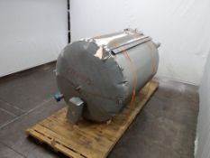 Comat STVS150.1 3995 Gallon Stainless Steel Single Wall Tank