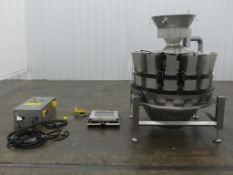 Combi-Scale Primoweigher 360 14-Head Stainless Steel Dimpled Bucket CCW