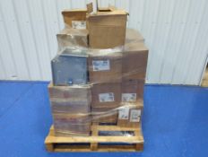 Pallet of Metal Enclosures