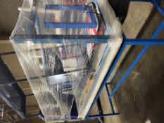 Lot of Blue and White Tables
