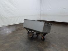 Stainless Steel Industrial Meat Trolly on Casters