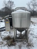 Wolf-tec PFHT250-003 Stainless Steel Jacketed 250 Gallon Tank