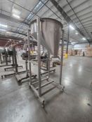 Stainless Steel Hopper on Wheels