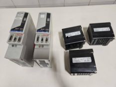 Lot of 2 Allen-Bradley Kinetix 6000 Servo Drives & 3 Allen-Bradley ControlLogix 1756-PA72/B