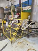 Industrial 4 Step Staircase with Platform