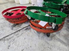 Lot of (10) 55 Gallon Drum Dolly's