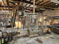 Consolidated D-4-A Capper with Cap Elevator and Conveyor