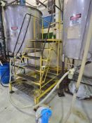 Industrial 4 Step Staircase with Platform