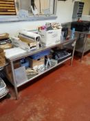 Stainless Prep Table