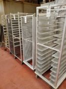 (5) Mixed Racks on Casters