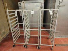 (3) Aluminum Racks on Casters