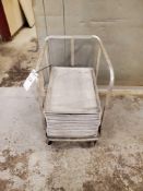Rolling Cart with Trays
