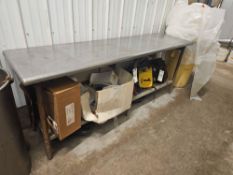 7 Ft Stainless Steel Prep Table