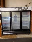 Migali C-72FM-HC 3-Glass Door Merchandiser Freezer