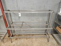 (2) Heavy Duty Stainless Steel Racks