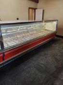 Hussman 12 Ft VGLD-12U Refrigerated Commercial Display