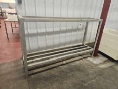 (1) Aluminum Dunnage Rack