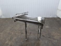 Incline Plastic Mat Top Conveyor 5'L x 18
