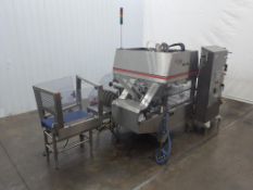 Delkor Spot Pak Stainless Steel Dual Head Vacuum Tray Packer
