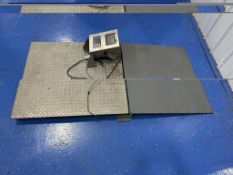 Fairbanks Model PLF-HR3400-B1 1000 Lb Floor Scale with GSE 665 Digital Control