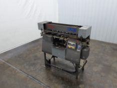 Mateer-Burt 408D Roll Through Hot Melt Glue Can Labeler